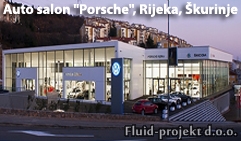 Auto salon "Porsche", Rijeka, Škurinje